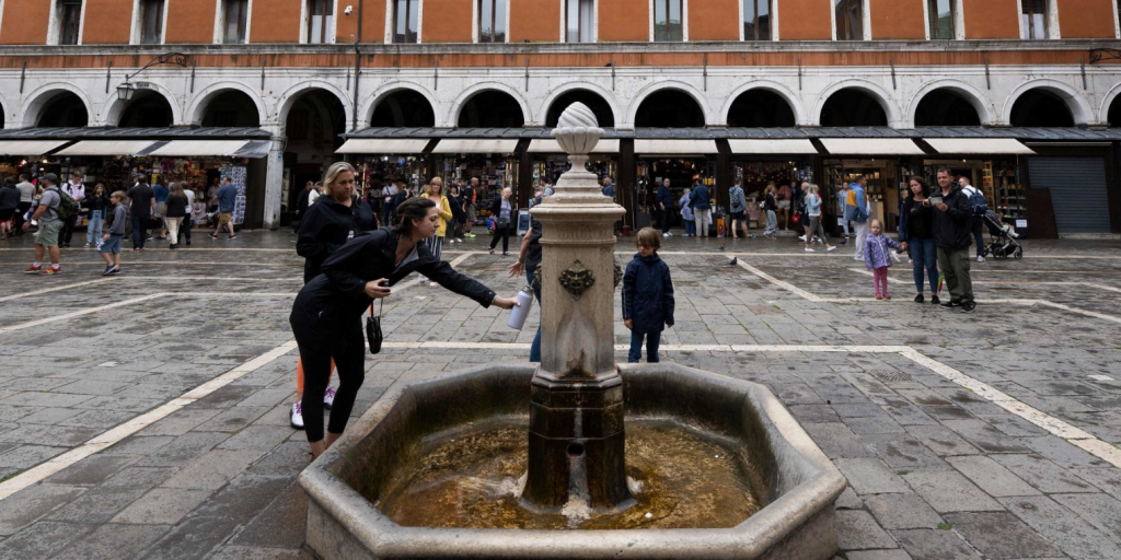 Tap water in venice