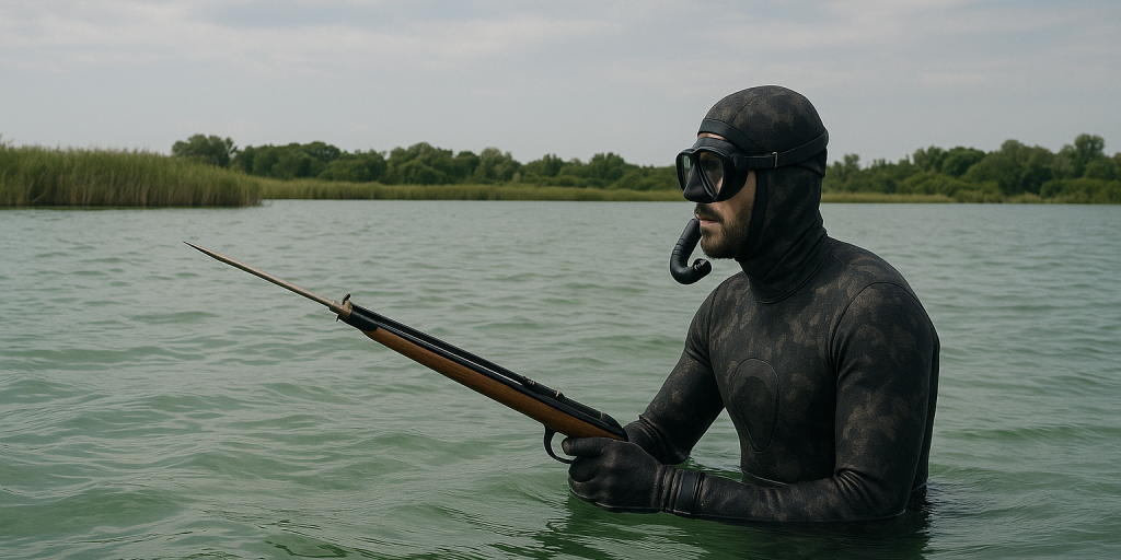 Spearfishing in the Venetian Lagoon