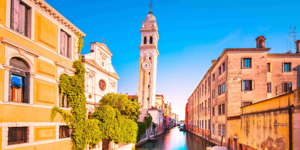 The leaning towers of Venice