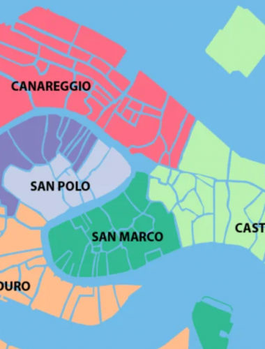 The Six Districts of Venice