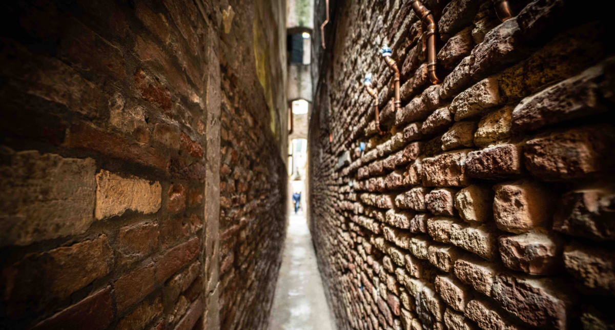 Venice's narrow streets